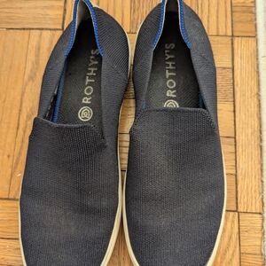 Rothy's Original Slip On Sneaker, Navy Blue, Size 8.5